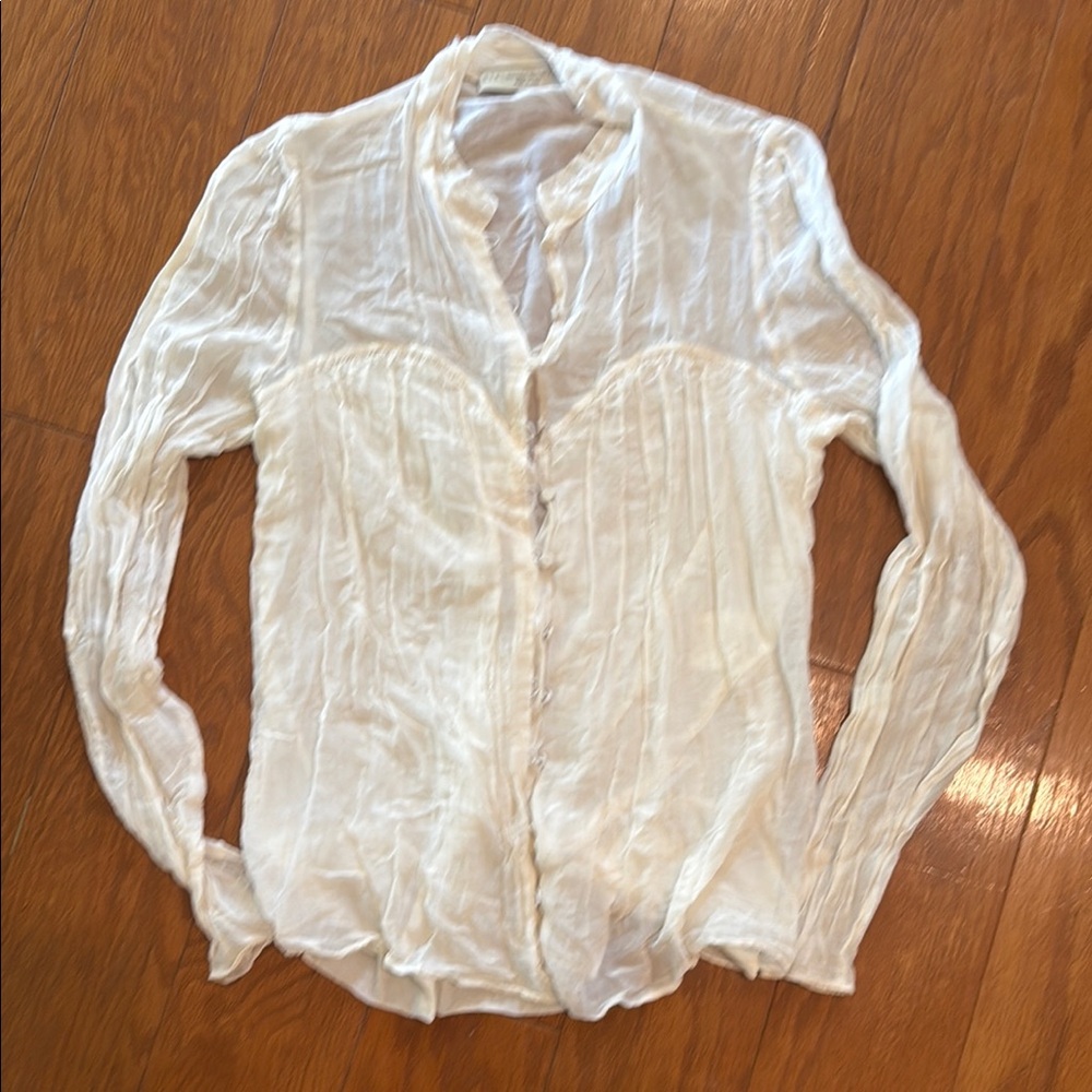 Stella McCartney | Elegant White Women's Top | Size S